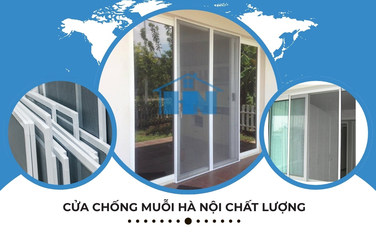 Cửa chống muỗi hà nội chất lượng